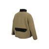 Adidas Originals Sherpa Mix W Logo Embroidered Spliced Lamb Fleece Stand Collar Jacket Women Jacket HY4256
