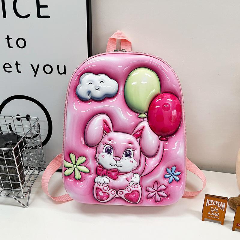 3D Cute Cartoon Children's Fashion School Bags For Boys And Girls Primary School Large Capacity Backpacks Waterproof Backpacks