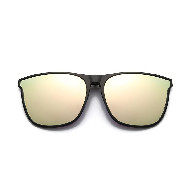 Clips de Lunettes de Soleil Polarisés à Contact Ultra-Léger, Conducteurs Hommes et Femmes Conduisant Lumière Myopie Clips de Lunettes