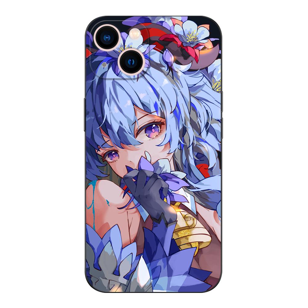 

Черный ТПУ чехол для Vivo V5 V5S V7 V9 Youth V11 V11i V15 V17 NEO V20 E V21 V21E V23 V23E PRO 4G 5G Genshin impact Vivo V21E 5G