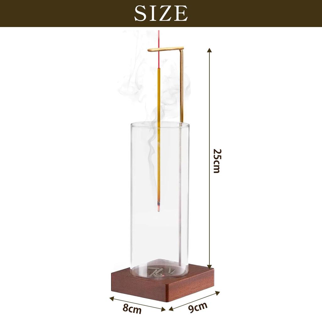 sac taske Spill-Proof Incense Holder, Hanging, Modern and Simple, for Incense Burners and Incense Sticks (Yen, Gold)