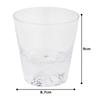 [Authentic Product] Tajima Glass "Edo Glass" Mt. Fuji Rock Glass, Approx. 9cm Diameter x 9.5cm Height, Approx. 270ml Capacity, Mt. Fuji Design, Transp