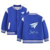 Boys' Fleece-Lined Baseball Jacket - Autumn/Winter Casual Style for Children