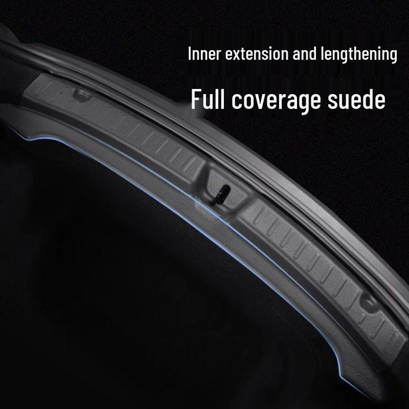 Aktualisierter Stoßstangenschutz hinten & Ladekantenschutzleiste für Tesla Model Y