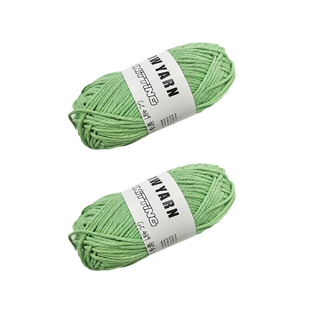 2 Rolls Luminous Crochet Yarn for Crocheting DIY Knitting Bag Toy Crafts 49 yard/Roll Glow Yarn Polyester Yarn Thread