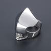 Punk Robot Design 304 Stainless Steel Ring - Aggressive Metallic Unisex for Men & Women, Statement Ring for Casual & Edgy Fashion Accessories, Aesthet