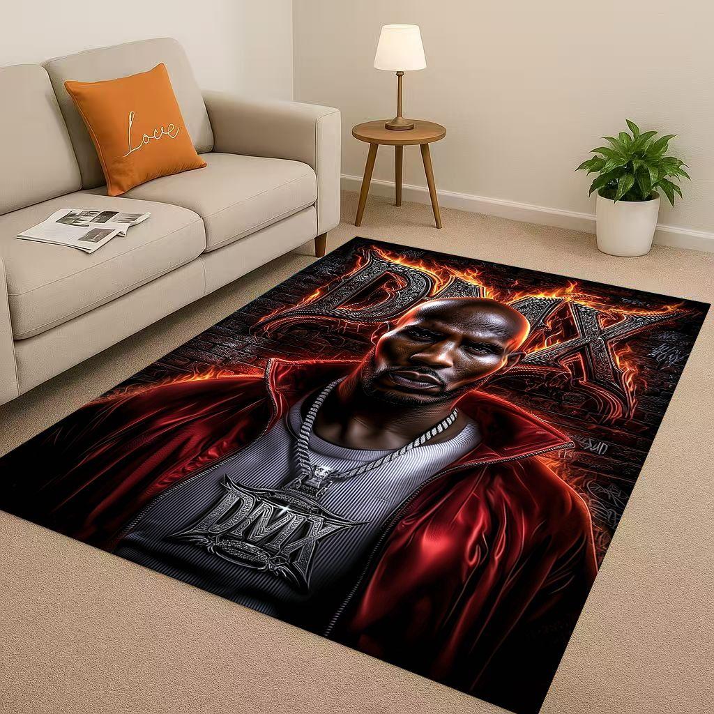 27 Style Top Hip Hop Rapper Star Cartoon Art Living Room Non-Slip Area Rug Carpet for Bedroom Playroom Sofa,Home Decor Doormat