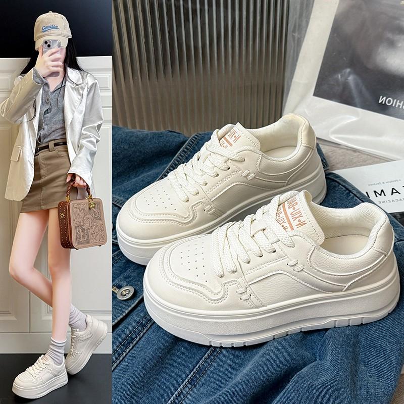 Fashion 2025New Style Casual Shoes for Women, Ladies Platform Shoes, White Shoes, Comfortable Sneakers, Increase Height
