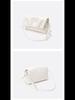 Korean Style Cloud Pleated Genuine Leather Shoulder Bag - Trendy All-Match Drawstring Messenger for Women
