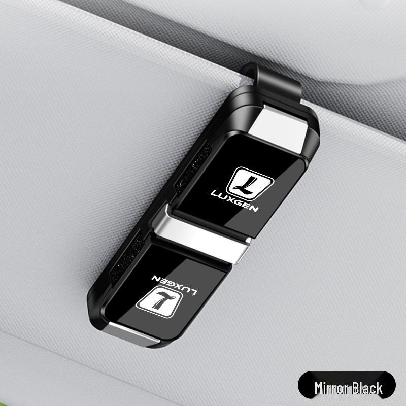 Luxgen U5/U6 & URX Sun Visor Two-Way Glasses & Receipt Clip