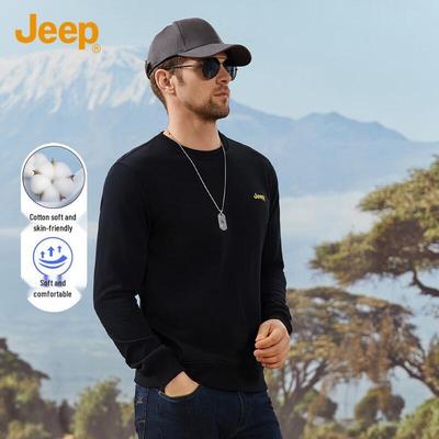 Men's Cotton Blend Casual Crewneck Sweatshirt