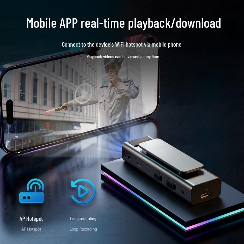 WiFi Law Enforcement Voice & Video Recorder All-in-One Sports Camera