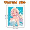 Disney Pearl Painting Princess Elsa DIY Pearl Art Painting Pearl Gem Painting Pictures Crafts Special Shape Home Wall Decoration