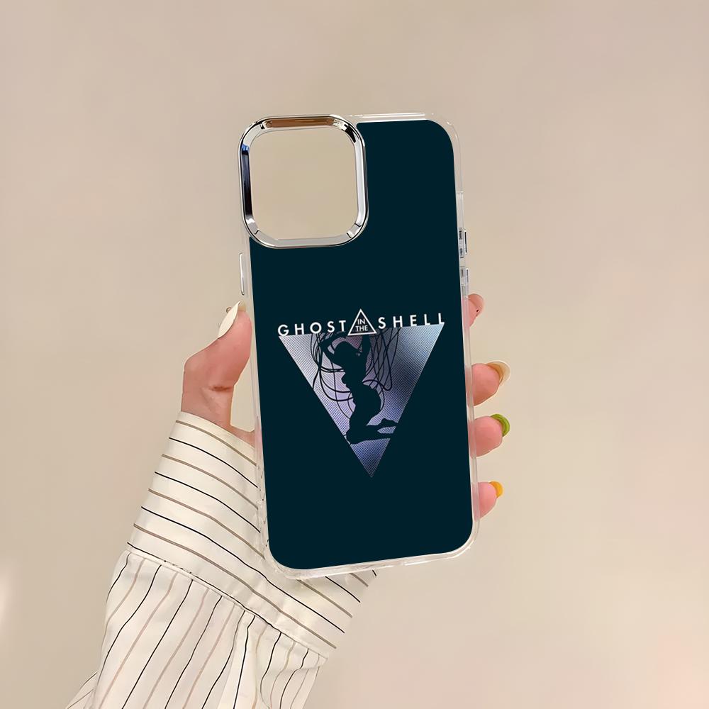 G-Ghost In The Shell Phone Case For IPhone 17 Air 16 15 14 13 12 11 Pro Pro Max Plus Transparent Soft Cover