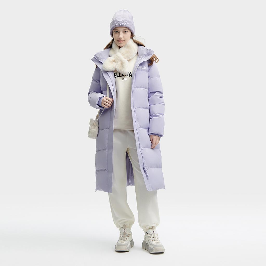 New FILA ORIGINALE Down Jacket Women's Light Lavender F11W349910F-PU
