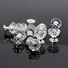 10 Pieces Small Acrylic Drawer Pulls Cabinet Handle Single Jewelry Box Knobs Furniture Hardware for Home Bedroom