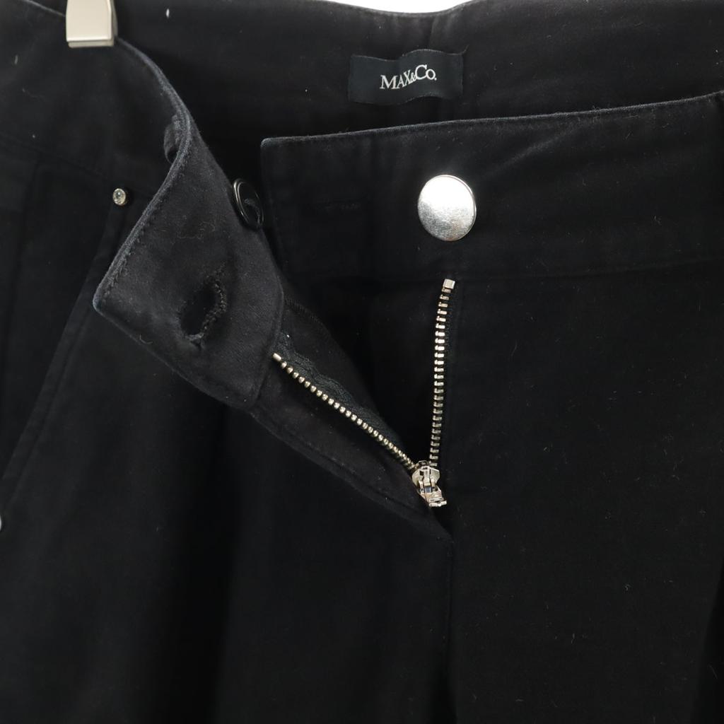 MAX&CO Slim Pants 38 Black Max Mara Women Used