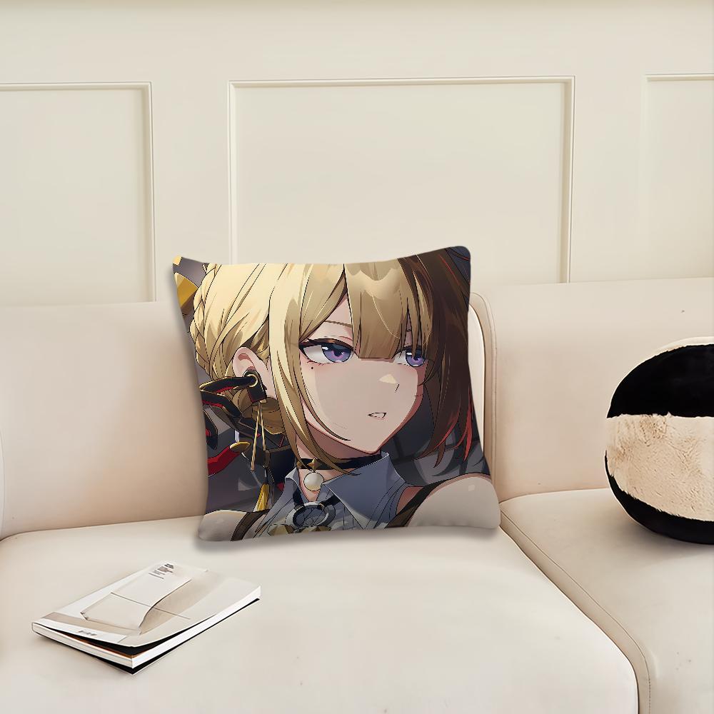 Game Zenless Zone Zero Evelyn Chevalier Cushion Cover Pillow Cover Decoration Room Home Sofa Living Office Car Nordic Simplicity