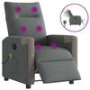 VidaXL Electric Massage Recliner Dark Grey Fabric 3324086