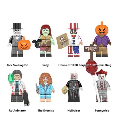 Building Block Toys Halloween Series Sally Exorcist Assembled Mini Action Figure Building Blocks Children Gifts