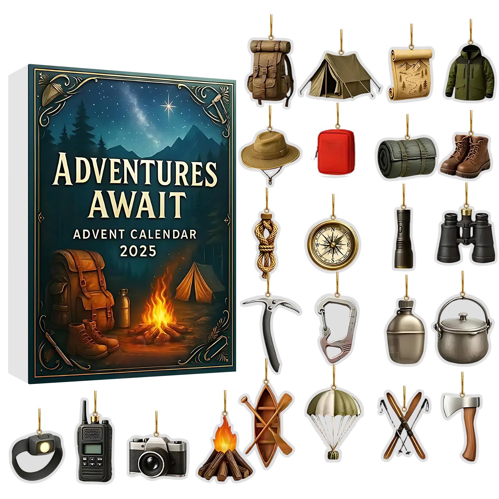 

2D Плоский Акриловый Мистери Бокс 24 шт. Подвеска с Коробкой в Виде Самолета Забавный Рождественский Календарь Обратного Отсчета One Size