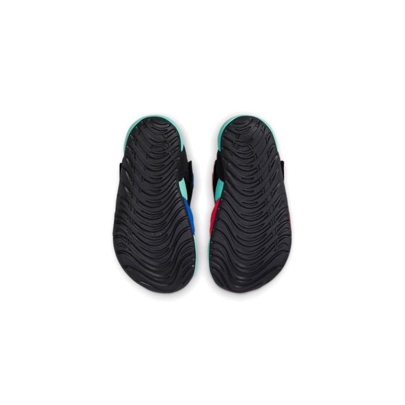 Nike Sunray Protect 2 BT Toddler Shoes Blue Red Green Mismatch DM0973-641