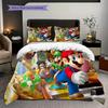 Super Mario Adventure Set Threepiece Set 1 Duvet Cover 2 Pillowcase Without Core Duvet Cover And Pillowcase Soft And Comfortable