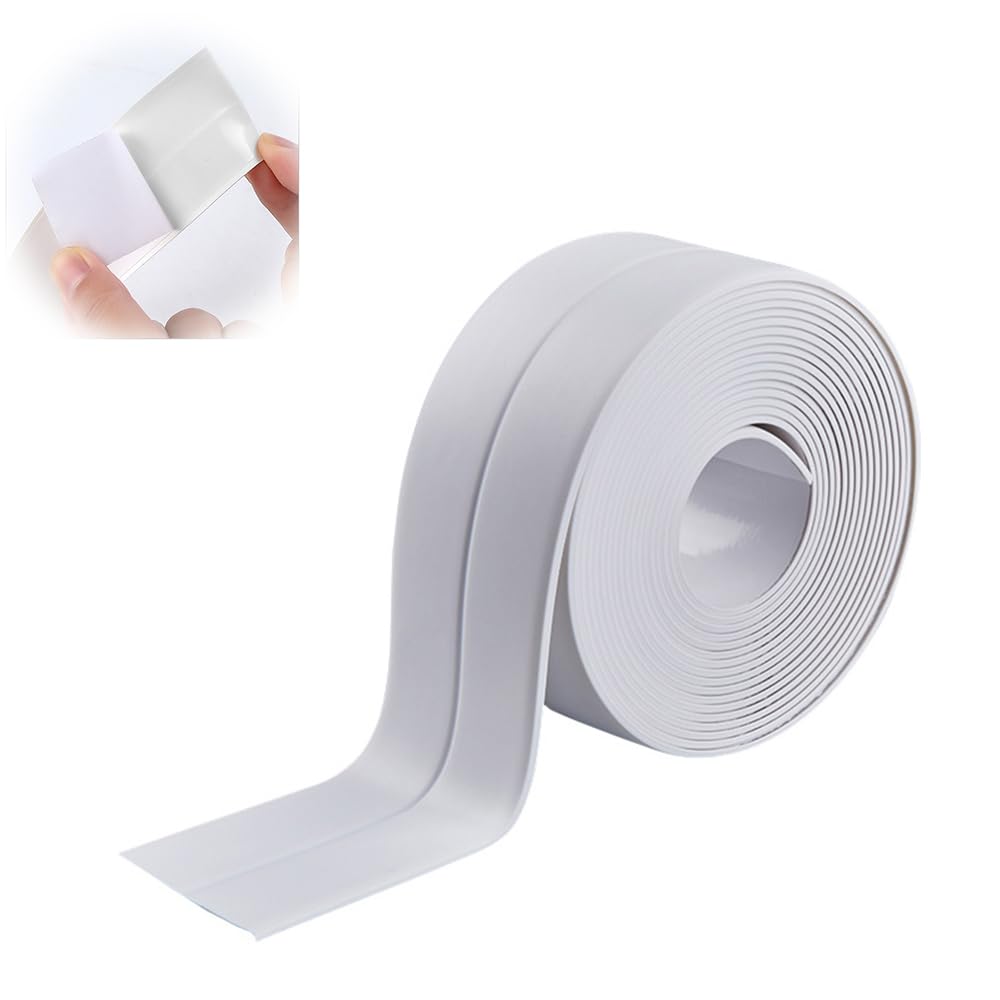 

DREAMERS Waterproof Gap White Gap Strong No Adhesive Tape, Tape, Mildew-Resistant, Waterproof, Repair, Oil-Resistant, Stain-Resistant Masking, белый