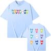 TWICE Mascot Lovelys T-Shirt Girl Group Summer New Style Lovelys Tees 100%Cotton High Quality Cute Round Neck Tee