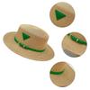 Summer Beach Straw Hats Women Foldable Big Wide Side Casual Female Hat Sunshade Flat-topped Top Cap Travel for Sun Cap