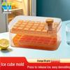 Food-Grade Silicone Ice Cube Tray with Scoop