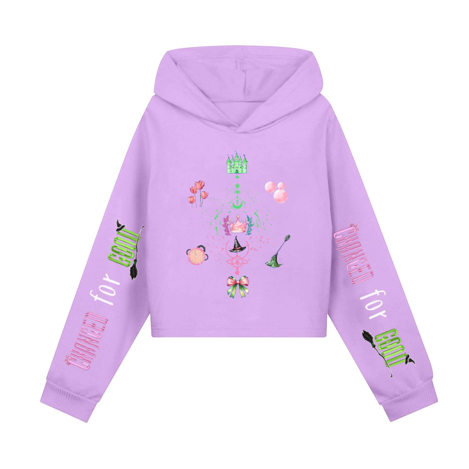 

Children s Hooded Hood, Trendy Long Sleeved Witch Hoodie 100