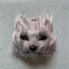 Cats Costumes Cosplay Half Face Cats Mask Cats Paws Gloves Cats Tail Set Halloween Animal Fancy Costume Accessories Kit