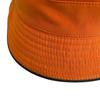 HERMES Bucket hat acetate hat Orange acetate Women Used