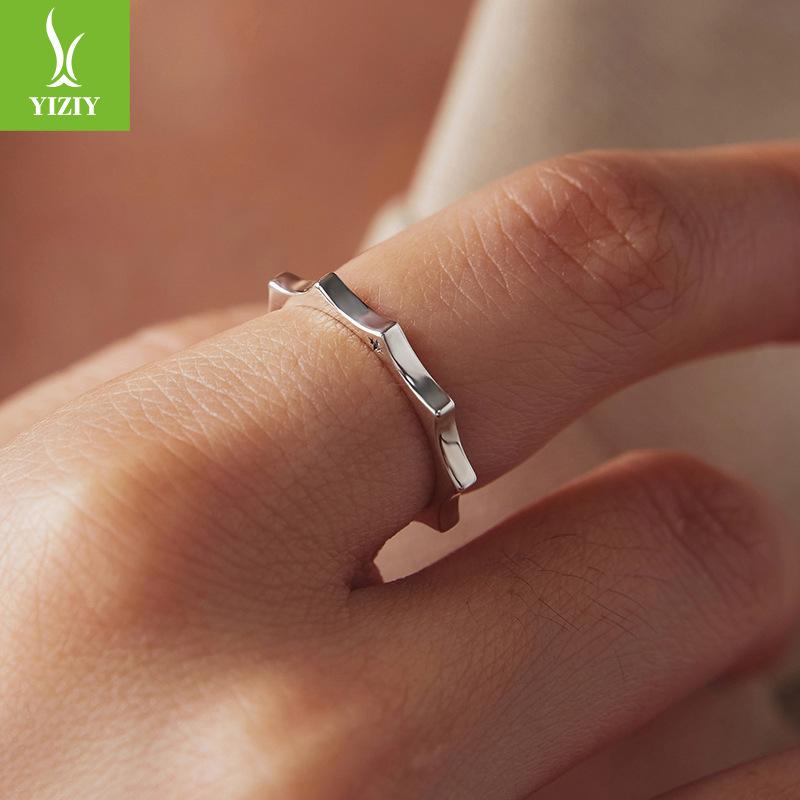 English Lettering Sun Ring Men'S And Women'S Sunshine Vitality S925 Sterling Silver High-End Ring Jewelry