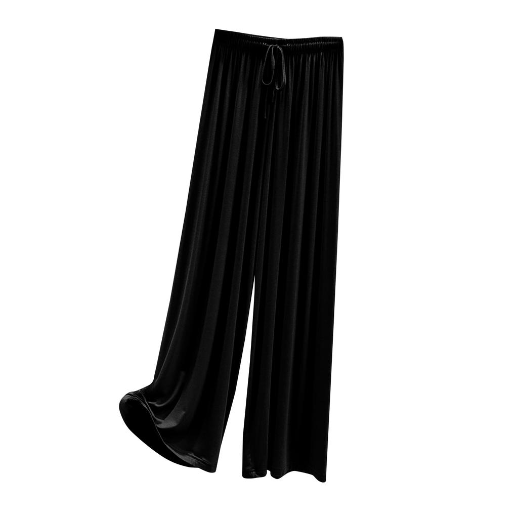 Women's Thin Sports Casual Loose Ice Silk Slim All-match Wide-leg Pants