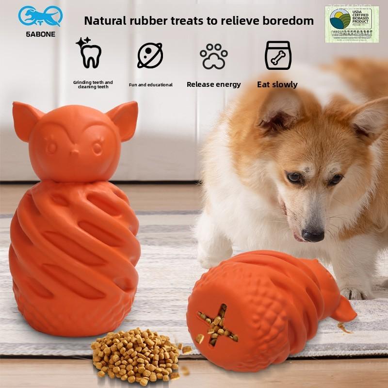 Non-Toxic Pet Chewing Pet Toy Leakage Molars Cleaning Training Teeth Dog Rubber Toy Dog Products Outdoor Interactive Diy Small Animals