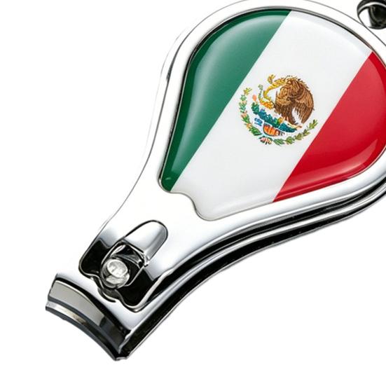 Football Match National Flag Nail Clippers, Stainless Steel Fingernail Cutter with Key Ring, 3-in-1 Bottle Opener Keychain, Soccer Fans