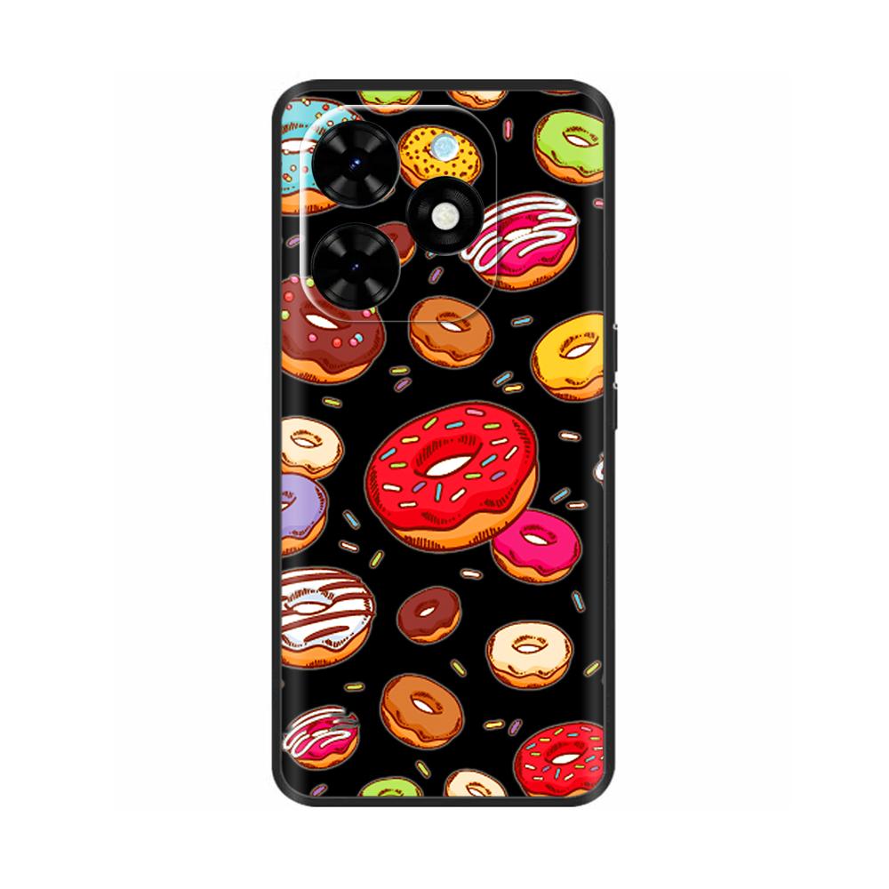 For Tecno Spark 20 Pro Case Soft Black Silicone Phone Case For Tecno Spark 20C Coque Spark20 Spark 20 Pro Bumper Cover Fundas
