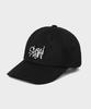 SLOW RECORD HOUSE Slow Signature Small Logo Ball Cap_Black