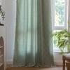 Curtains Finished Herringbone Jacquard Blackout Matcha Green Bedroom Living Room Thickened Kitchen Curtains