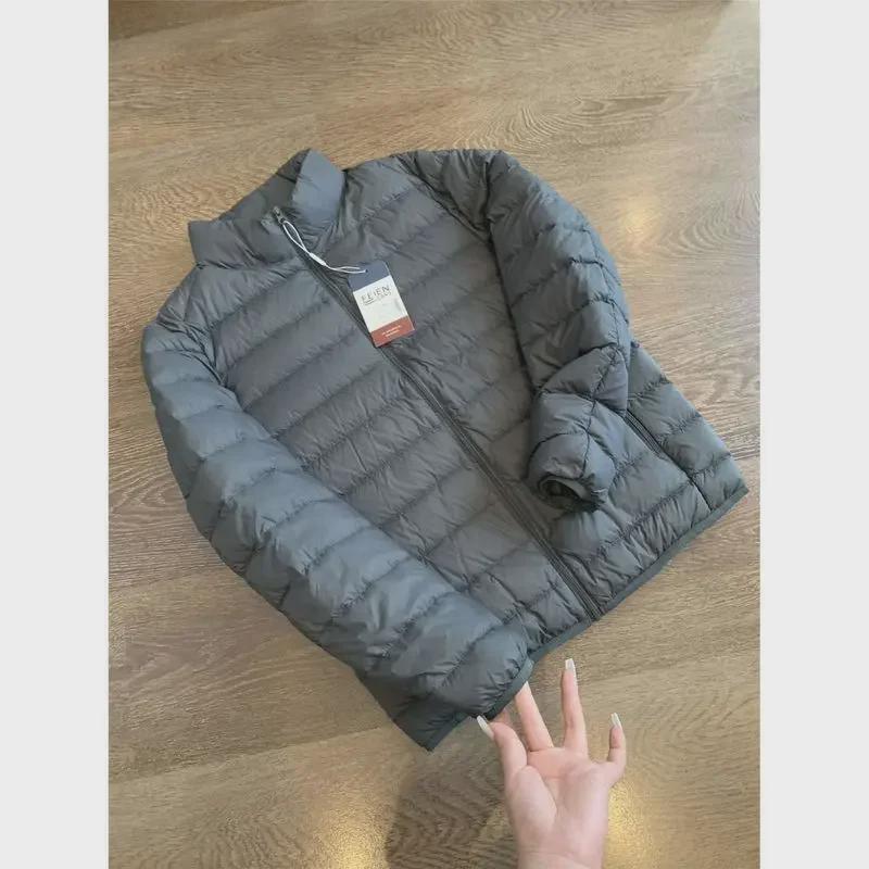 Jachetă ușoară, ultra-ușoară, călduroasă, cu guler ridicat, din bumbac cu puf, pentru bărbați - Beneficii super avantajoase!