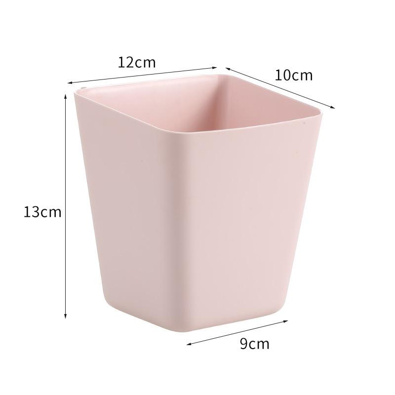 1/2/4pcs Desk Side Small Hanging Basket Kitchen Bathroom Miscellaneous Storage Box Durable Smooth Pen Holder Storage Baskets