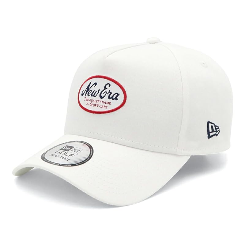 

[New Era] golf cap 9FORTYA-Frame washable cotton white FREE GF 940AF SCW OVAL LOGO WHI 14391381 NER36G5585