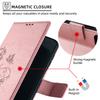 For Samsung Galaxy S25 FE Case Butterfly Flower Imprinted PU Leather Wallet Phone Cover