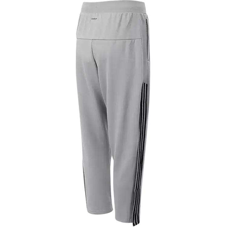Adidas Basketball FW24 Tracksuit Bottoms Retro Sports Comfortable Soft Versatile Side Stripe Mid Waist Elastic Knit Pants Men Bottoms Pure-Gray JL7585
