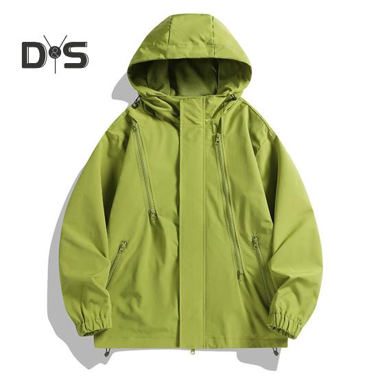 

Мужская куртка осень-зима с капюшоном ветровка куртка софтшелл повседневное пальто для походов на открытом воздухе для велоспорта бега путешествий M зелёный