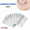 10pcs/Set Mini Dental Orthodontic Metal Bracket Brace Roth MBT Slot.022 Hooks 3