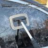 SUV Window Cleaning Accessories Car Windshield Cleaner with Retractable Handle & Rotating Head Microfiber Pads, Auto Glass Absorbent Pads Tool