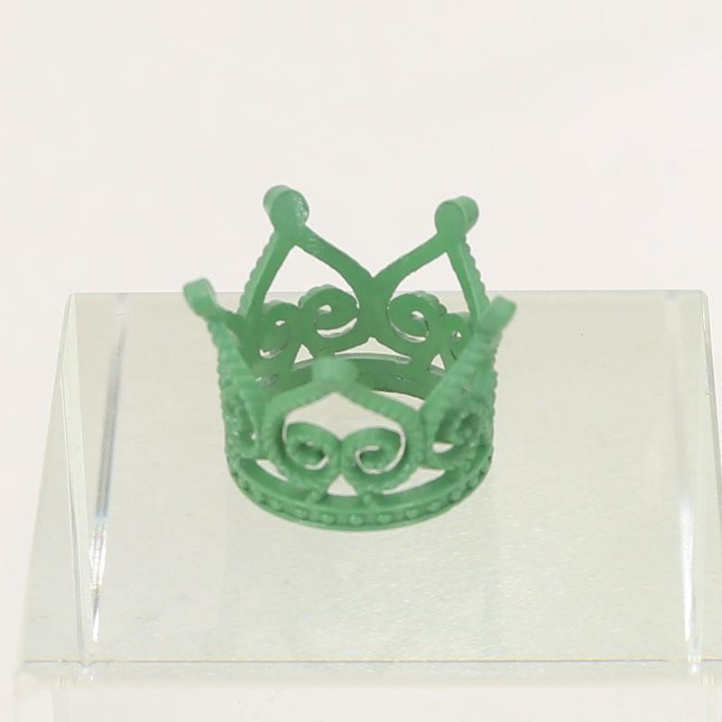 DIY Violent Big-headed Bear Headdress Accessories Birthday Flowers Decoration Festival Performance Mini Round Crown Alloy